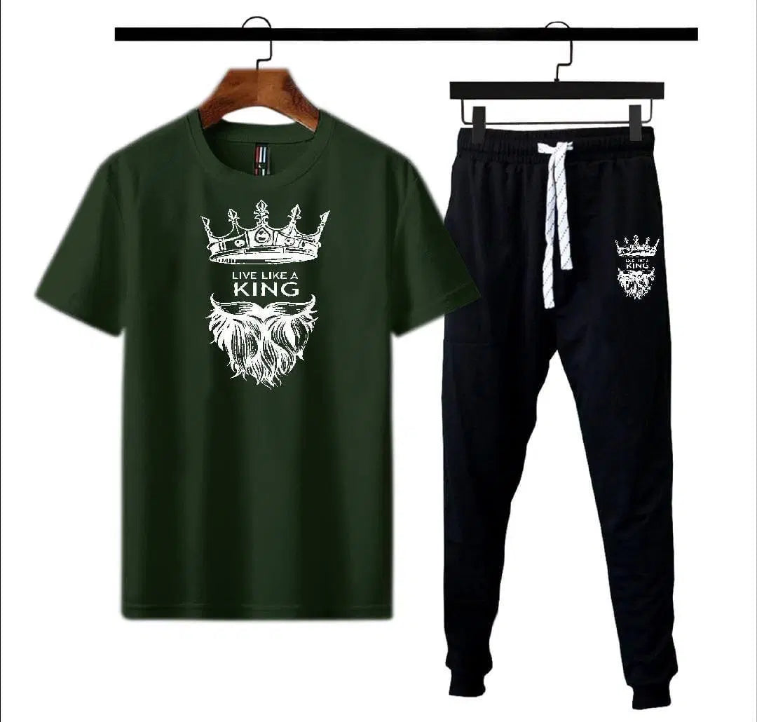 Polyester Printed Track Suit - 2 Pcs