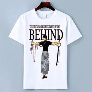 white Cotton Printed T-Shir