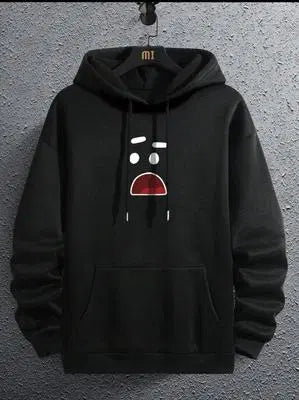Men's Fleece Printed Hoodi
