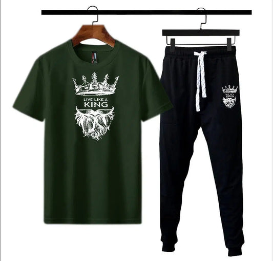 Polyester Printed Track Suit - 2 Pcs